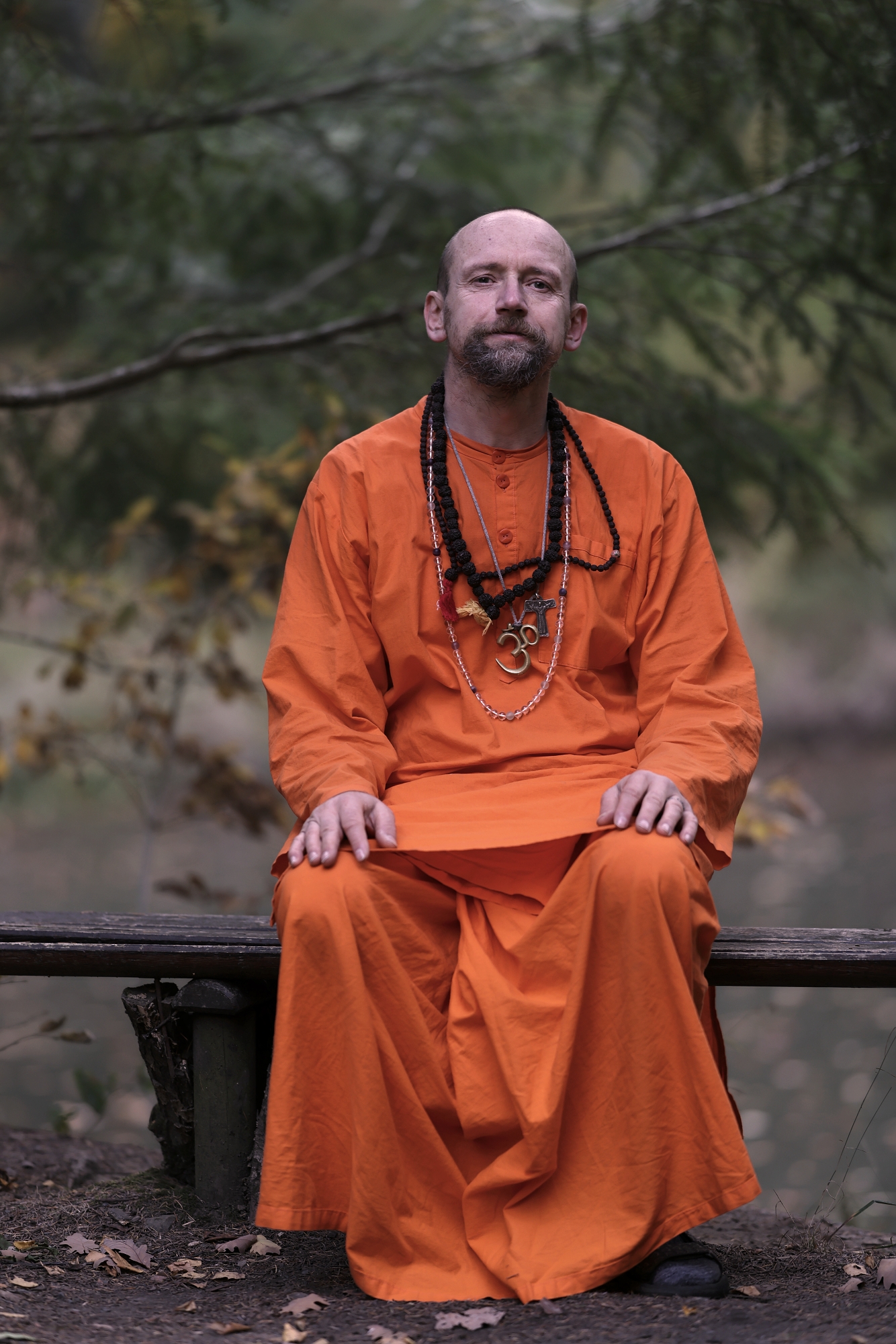 Swami Gyaneshwarpuri u Křtin roku 2021. Foto: Jiří Dressler